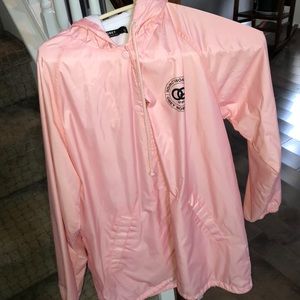 OBEY pink windbreaker / rainjacket